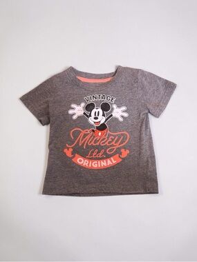 Disney Jr.  Mickey  Original Gray & Coral Kids T-Shirt